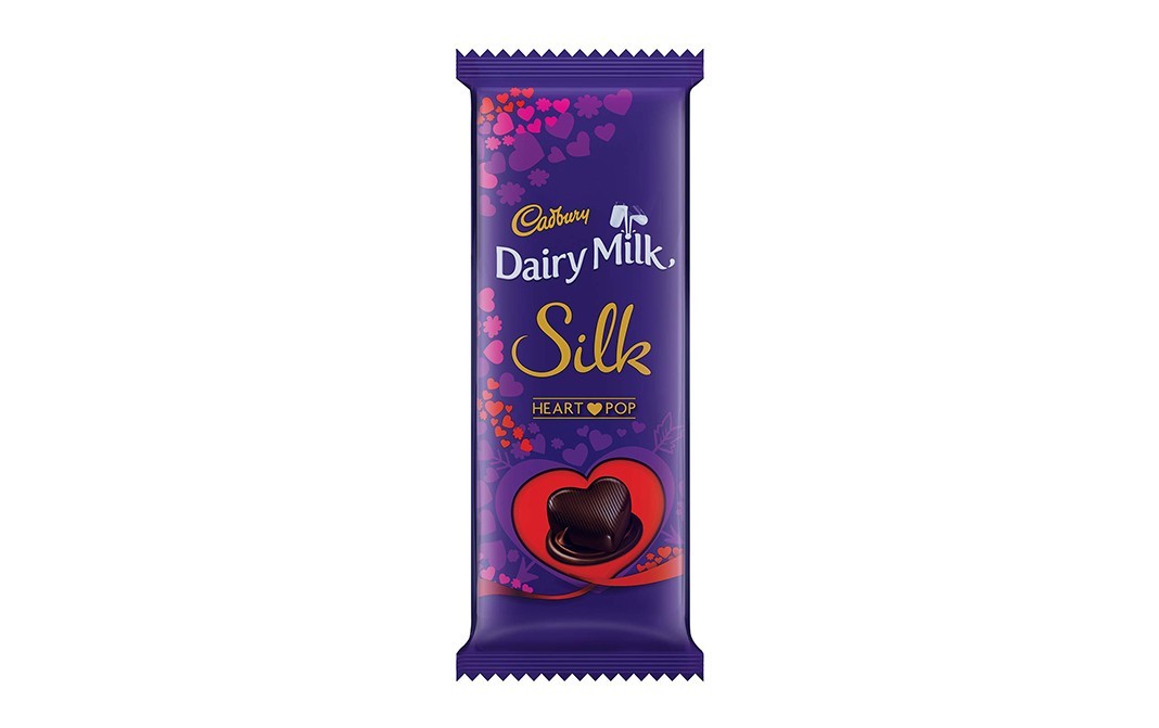 Cadbury Dairy Milk Silk Heart Pop   Pack  150 grams